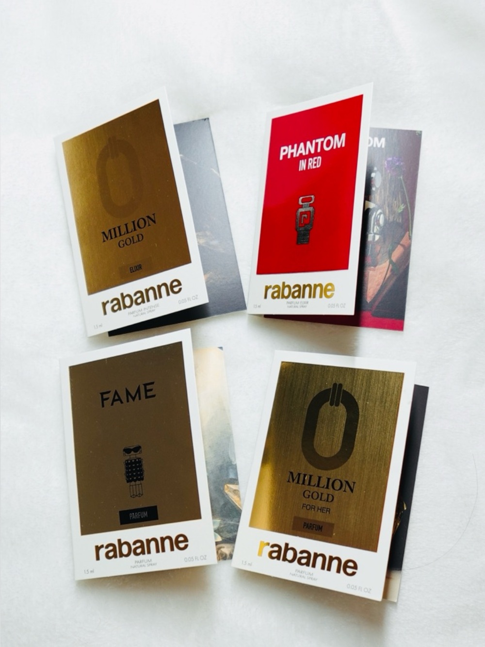 Rabanne Parfum Fragrance Sample Set of 4 - New
